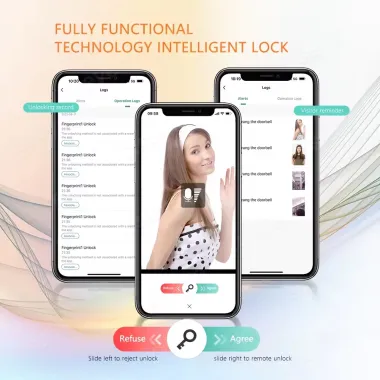 L22 Premium Dual Battery Electronic Magnetic Mortise Door Lock