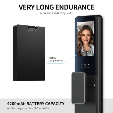 L13 Premium Professional Video Call Face Door Lock