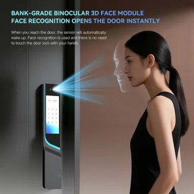 Premium L18 Professional Video Call Face & Instant Unlock Door Lock
