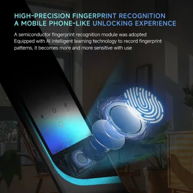 Premium L18 Professional Video Call Face & Instant Unlock Door Lock