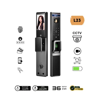 L23 WiFi Smart Video Intercom Door Lock – Keyless Biometric Security