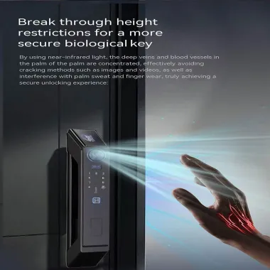 L28 Smart 3D Face & Palm Vein Door Lock with Video Intercom